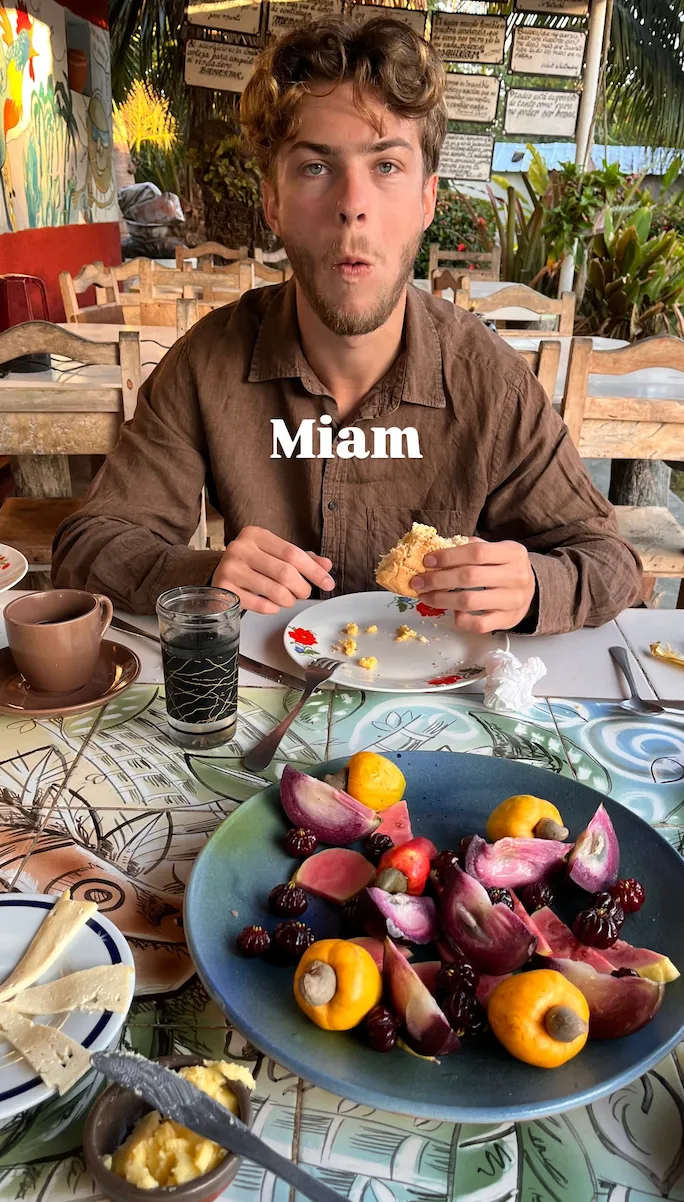 Les gouter delicieux a la finca